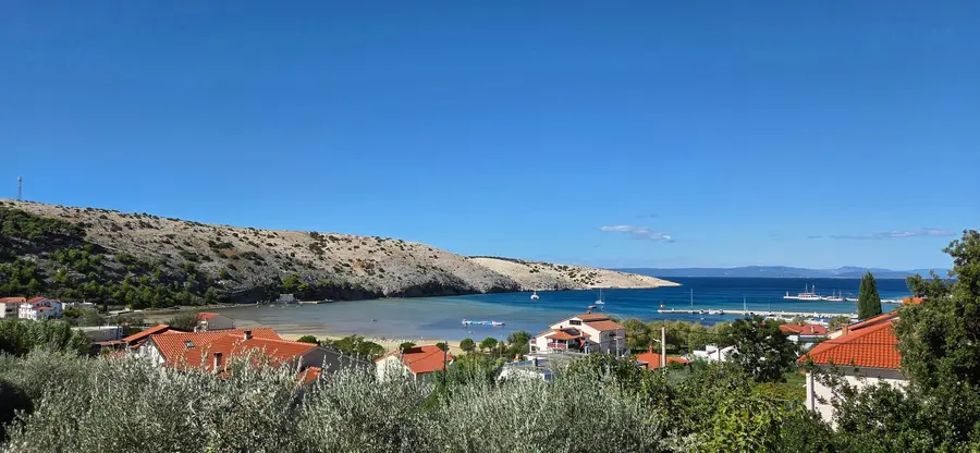 Panorama di Lopar, isola di Rab